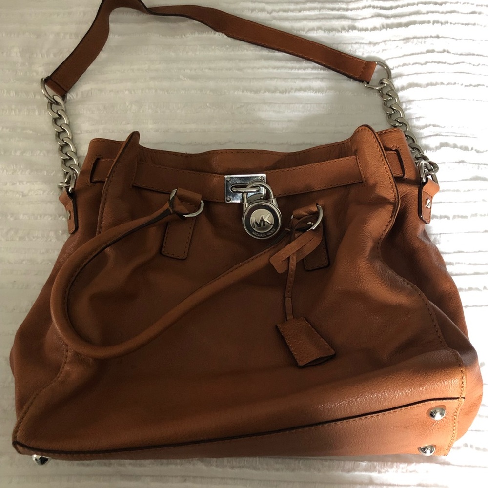 Michael Kors Hamilton Cognac Tote
